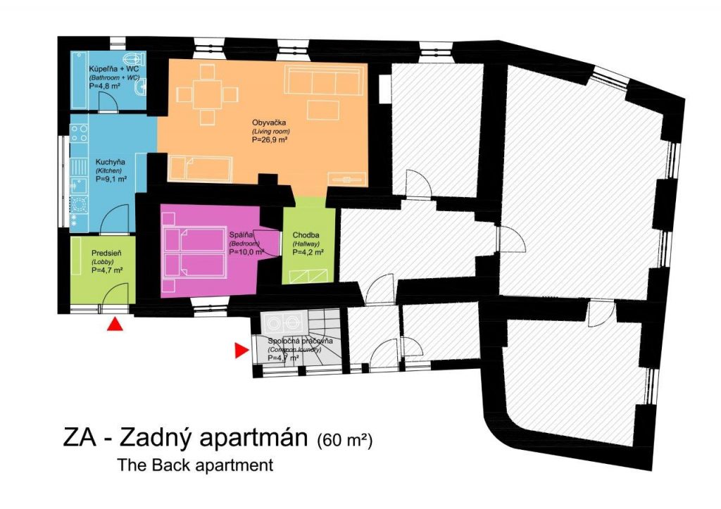 Zadný apartmán Banská Štiavnica